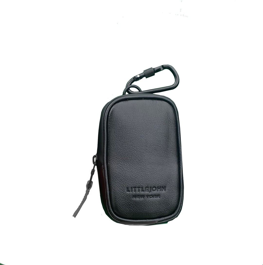 GENUINE LEATHER Smell-proof Mini Clip Case (Black Only