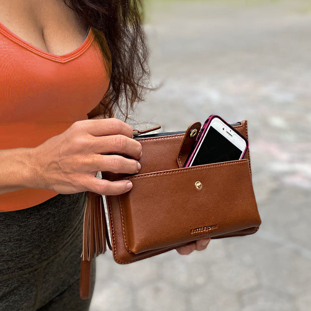Smell-proof purse, odor-proof convertible smell-proof crossbody, smell-proof clutch  and smell-proof wristlet made with genuine leather ladies smell-proof accessories. women's smell-proof accessories. leather smell-proof women's purse holds large phones and gold hardware
